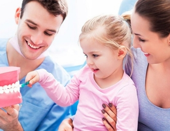 mis hijos y su primera vez con el dentista